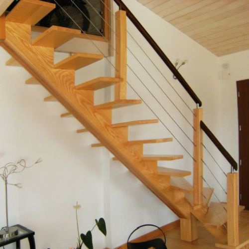 Escalier à limon central