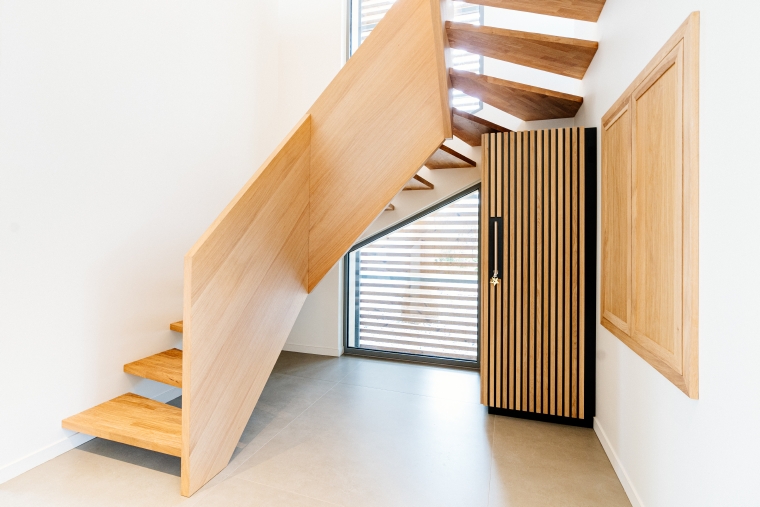 Rampe pleine- Limon main courante